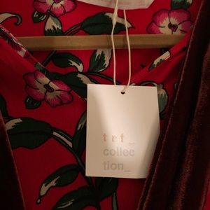 ZARA floral print blouse